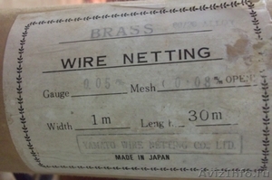 Латунная сетка 80/20 японская YAMATO WIRE NETTING CO - Изображение #1, Объявление #436973