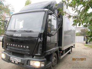 Грузовик IVECO - фургон 33м3, до 5 тонн, гидроборт на 800 кг. - Изображение #1, Объявление #476508