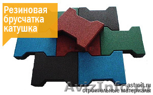 Резиновые покрытия, резиновая плитка, резиновая брусчатка Краснодар - Изображение #1, Объявление #544987