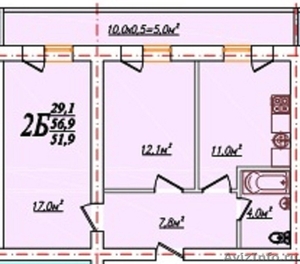 Продам двухкомнатную квартиру без посредников - Изображение #1, Объявление #680279