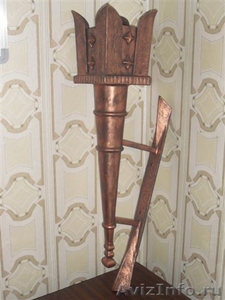Светильник-"Факел",выполненный в средневековом стиле. - Изображение #1, Объявление #824884