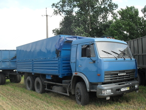 Камаз 53215 (зерновоз) + прицеп, 2008 г. в. евро-2 - Изображение #1, Объявление #931943