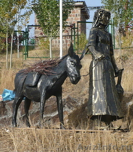 Скульптурная композиция "Девочка с осликом" - Изображение #1, Объявление #967053
