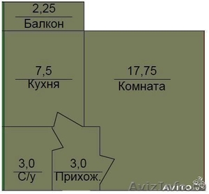 квартира-студия, 1 и 2-х комнатные кваптиры - Изображение #3, Объявление #999529