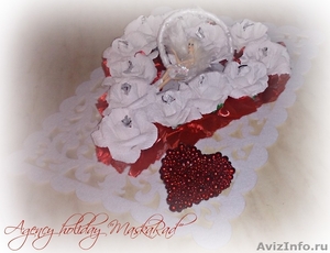 Сердца из роз с конфетами – Краснодар - Изображение #1, Объявление #1029532