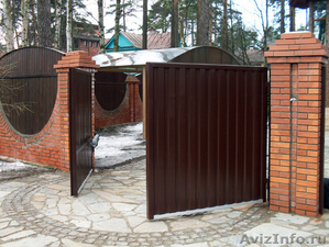 Ворота распашные в Краснодаре (дешево)                         - Изображение #1, Объявление #1240388