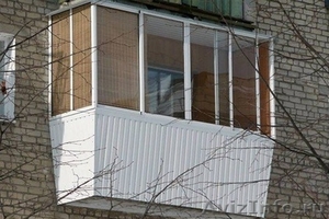 Балкон под ключ (расширение, остекление, внутренняя отделка) - Изображение #2, Объявление #1297846