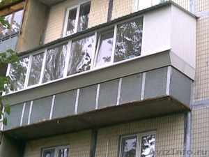 Балкон под ключ (расширение, остекление, внутренняя отделка) - Изображение #3, Объявление #1297846
