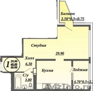 Продам однокомнатную квартиру на Юбилейном - Изображение #4, Объявление #1444644
