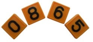 Номерной блок для ремней (от 0 до 9 желтый) КРС - Изображение #1, Объявление #1715734