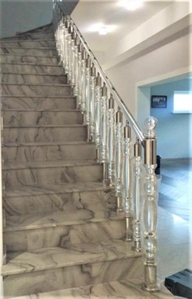 Прозрачные перила для лестницы (акрил), балясины - Изображение #3, Объявление #1727722