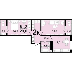 Продажа 2-ух комнатной квартиры в Горячем ключе - Изображение #3, Объявление #1734763